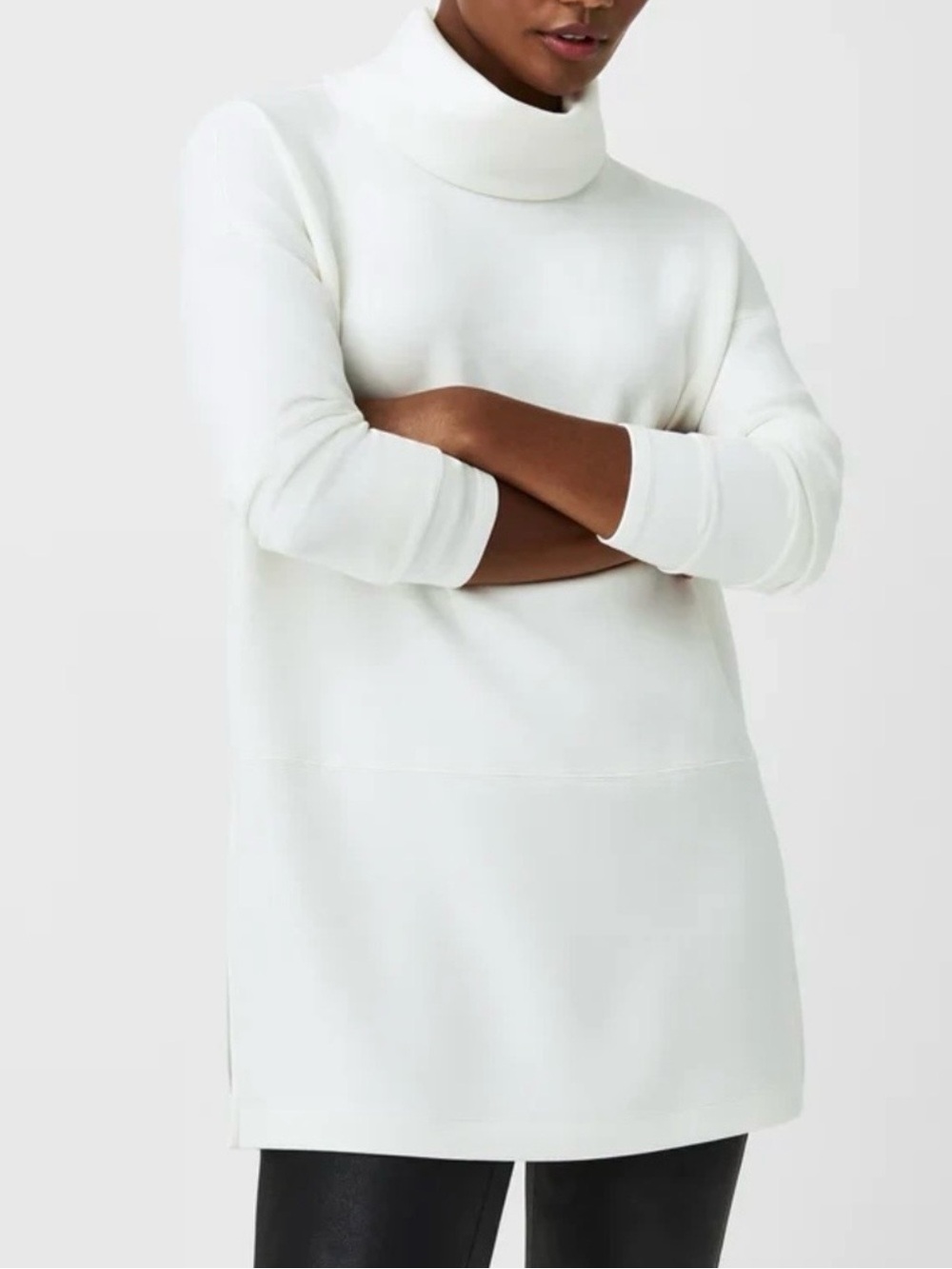 Spanx airessentials tunic turtleneck white 3XL soft top